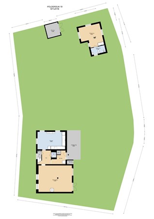 Floorplan - Polderdijk 19, 4156 JG Rumpt